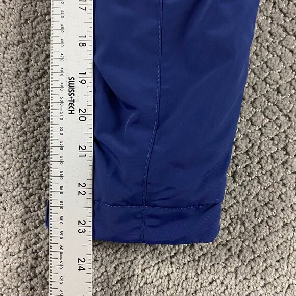 LL Bean Jacket Women's Small Blue Full Zip Fleece Lined Nylon Winter O GBP9 - Picture 16 of 16